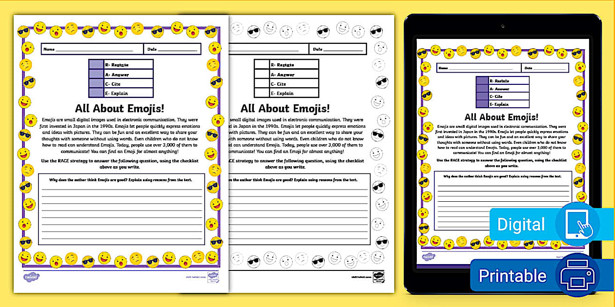 Reading and Writing Race Strategy Worksheet | Twinkl USA