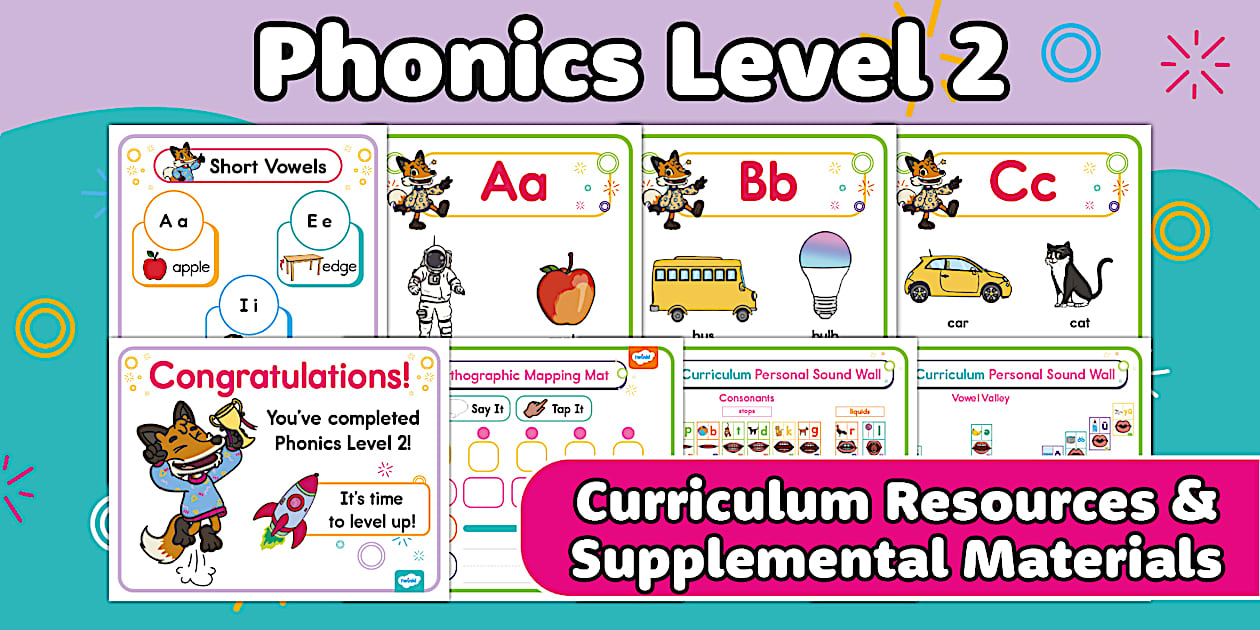 Phonics Level 2 Resources & Supplemental Materials