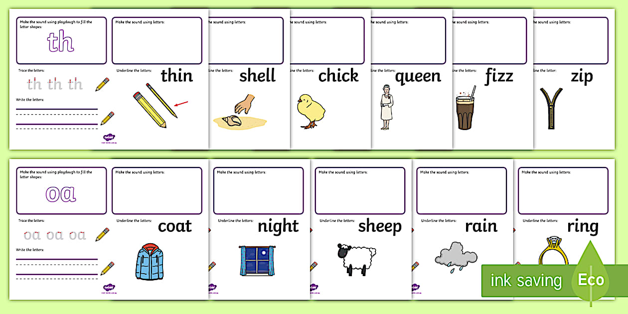 Australia Phase 3 Sounds Make, Read Write Activity Mat