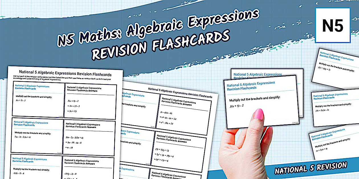 National 5 Algebraic Expressions Revision Flashcards