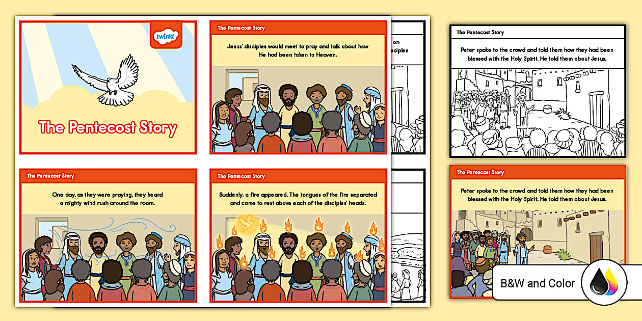 Pentecost Sequencing Cards | Christian Ed. | Twinkl USA
