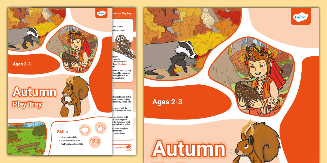 Northern Ireland EYFS Age 2-3 Play Tray: Autumn