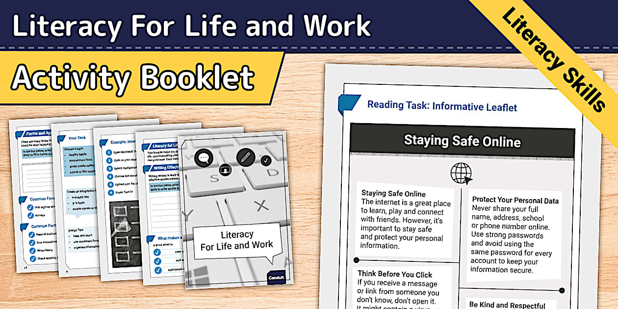 Literacy For Life and Work: Activity Booklet