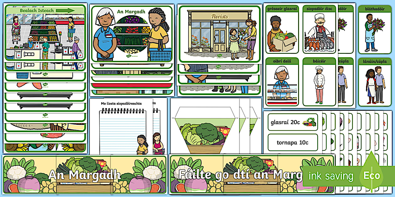 The Market Aistear Display Pack Gaeilge