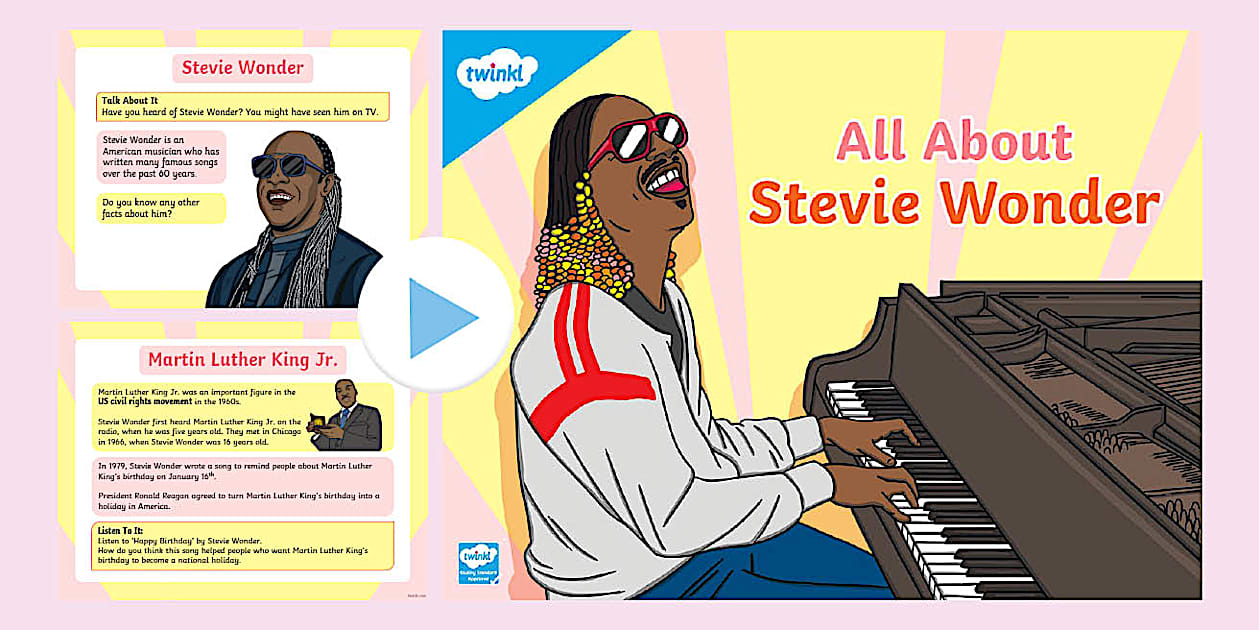 👉 All About Stevie Wonder KS1 (teacher made) - Twinkl