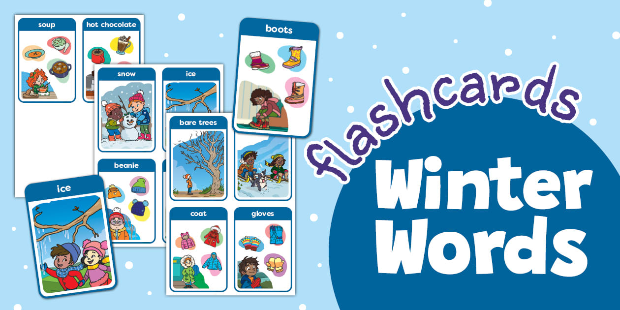 Let's Look at Winter Flashcards
