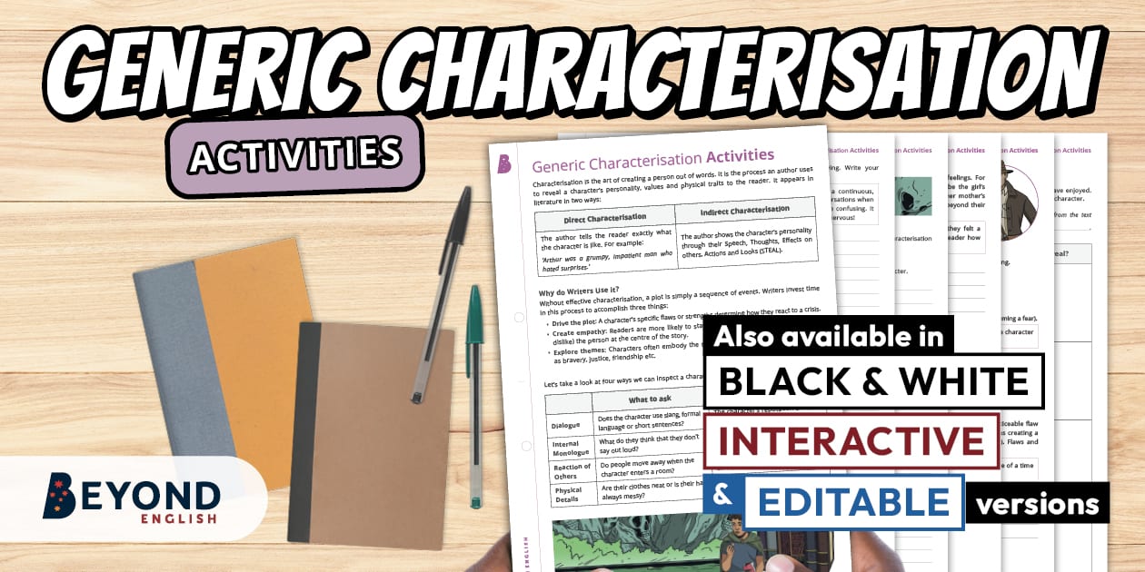 Generic Characterisation Activities