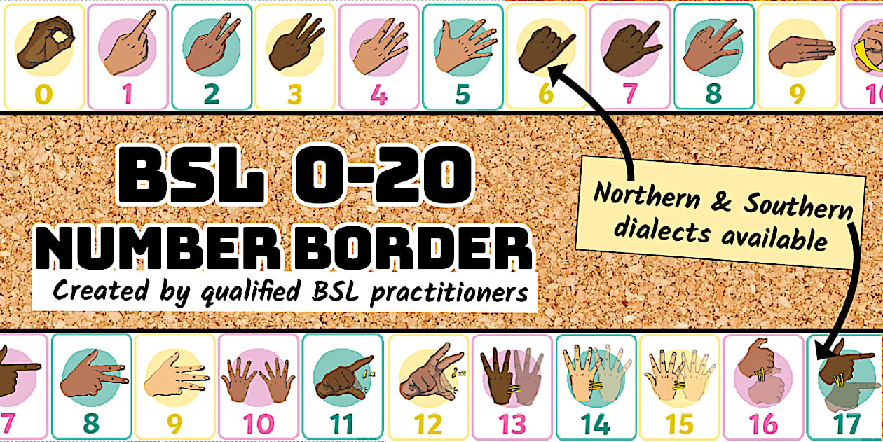 BSL 0 - 20 Number Display Border