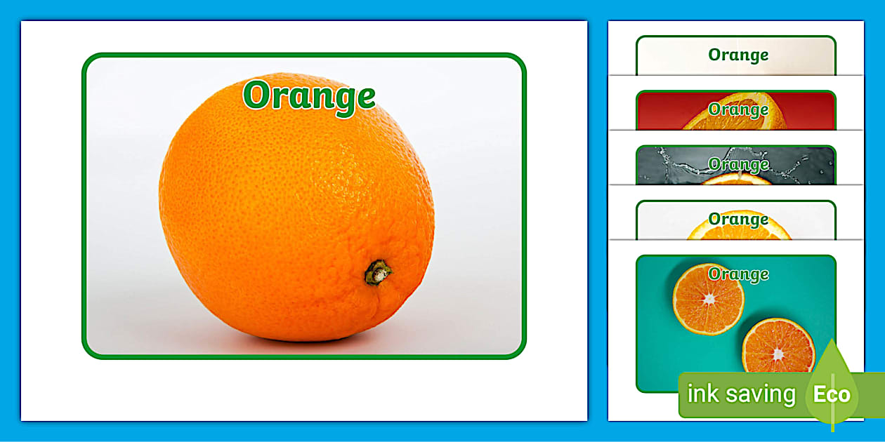 Orange Photo Pack (teacher made) - Twinkl