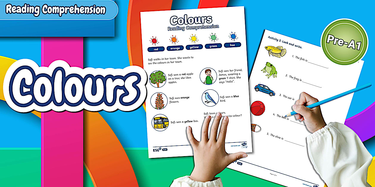 ESL for Beginners - Reading Comprehension: Colours