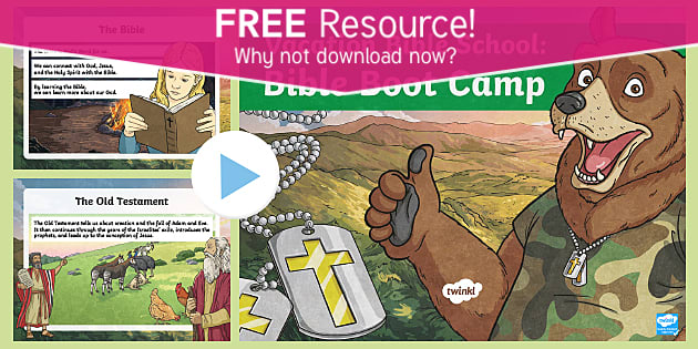 FREE Vacation Bible School Boot Camp PowerPoint | Twinkl USA