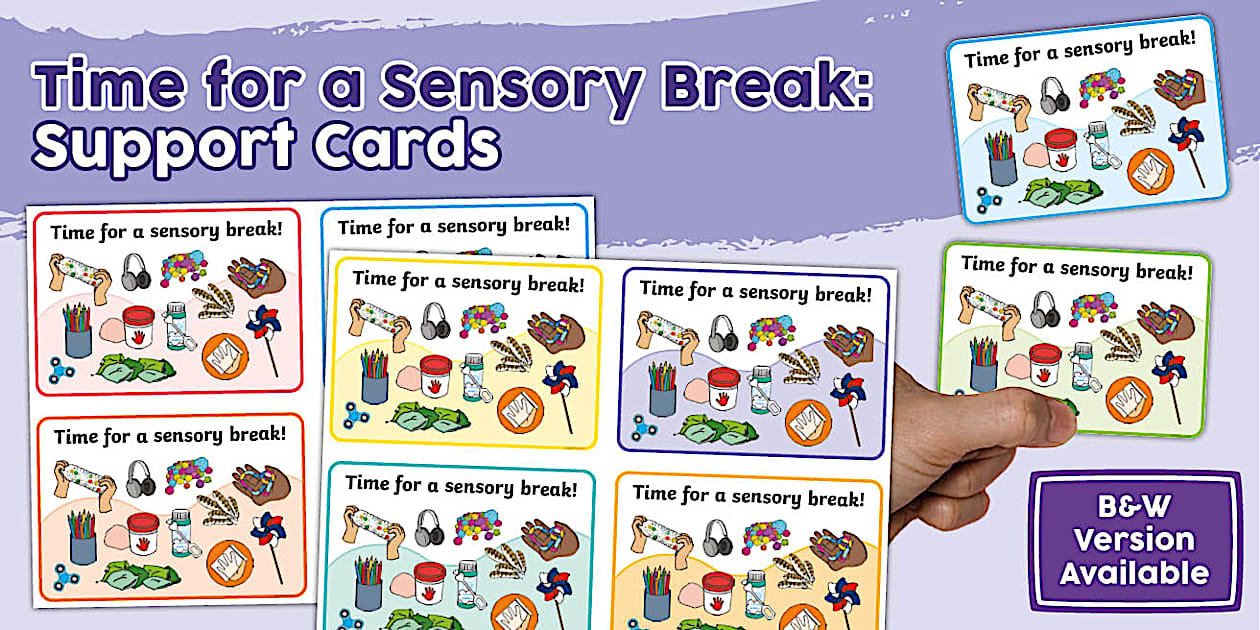 Sensory Breaks Visual Support Cards - SEN Resources