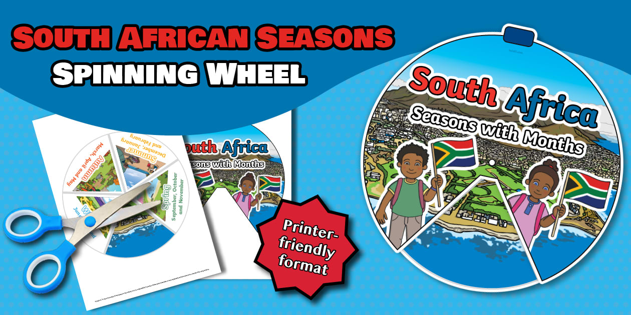 Foundation Phase Life Skills - South African Seasons - Spinning Wheel (CAPS