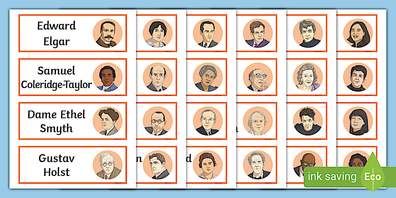 Modern Period Music Word Cards