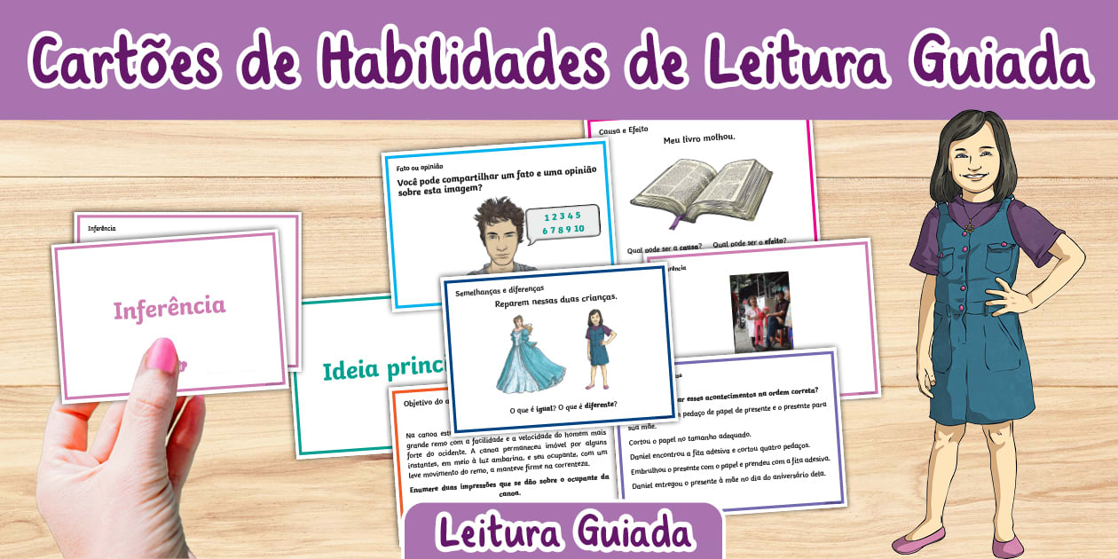 Cartões de Habilidades de Leitura Guiada
