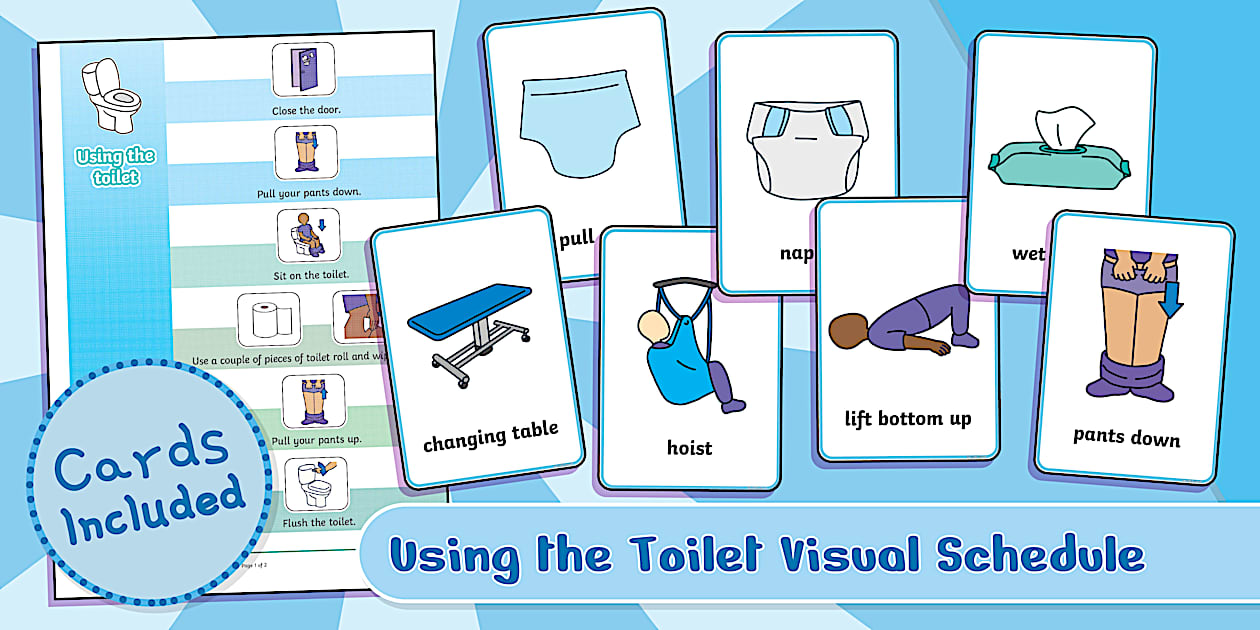 Twinkl Symbols: Using the Toilet Visual Schedule
