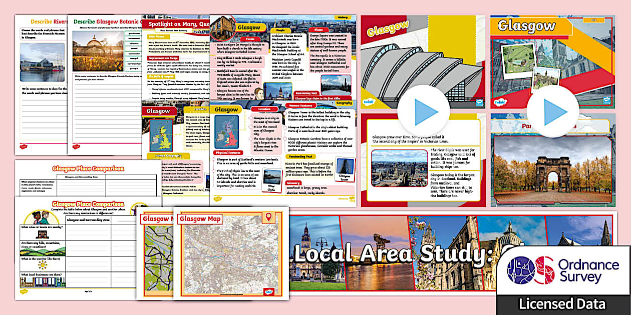 Glasgow Local Area Study Teaching Pack - Twinkl