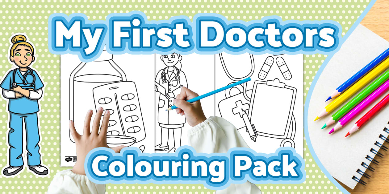 Foundation Phase Life Skills - My First Doctors - Colouring Pack (CAPS