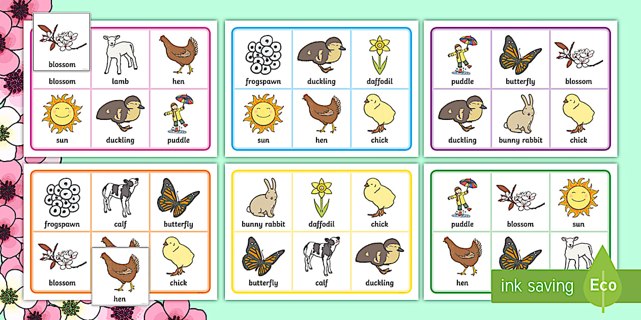 Spring Aistear Bingo (teacher made) - Twinkl