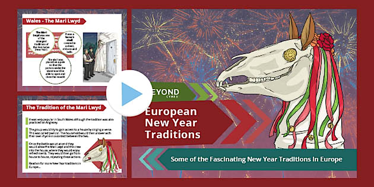 European New Year Traditions - Twinkl