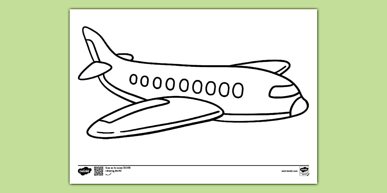 Aeroplane Colouring Page Colouring Sheets aeroplane-colouring-page-colouring-sheets