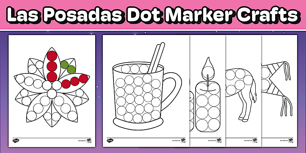 Las Posadas Dot Marker Crafts