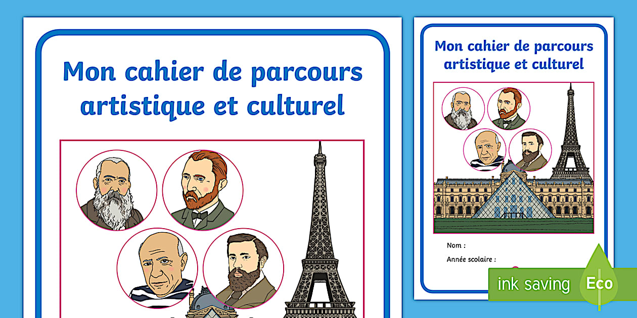 Page De Garde Cahier Parcours Artistique Et Culturel