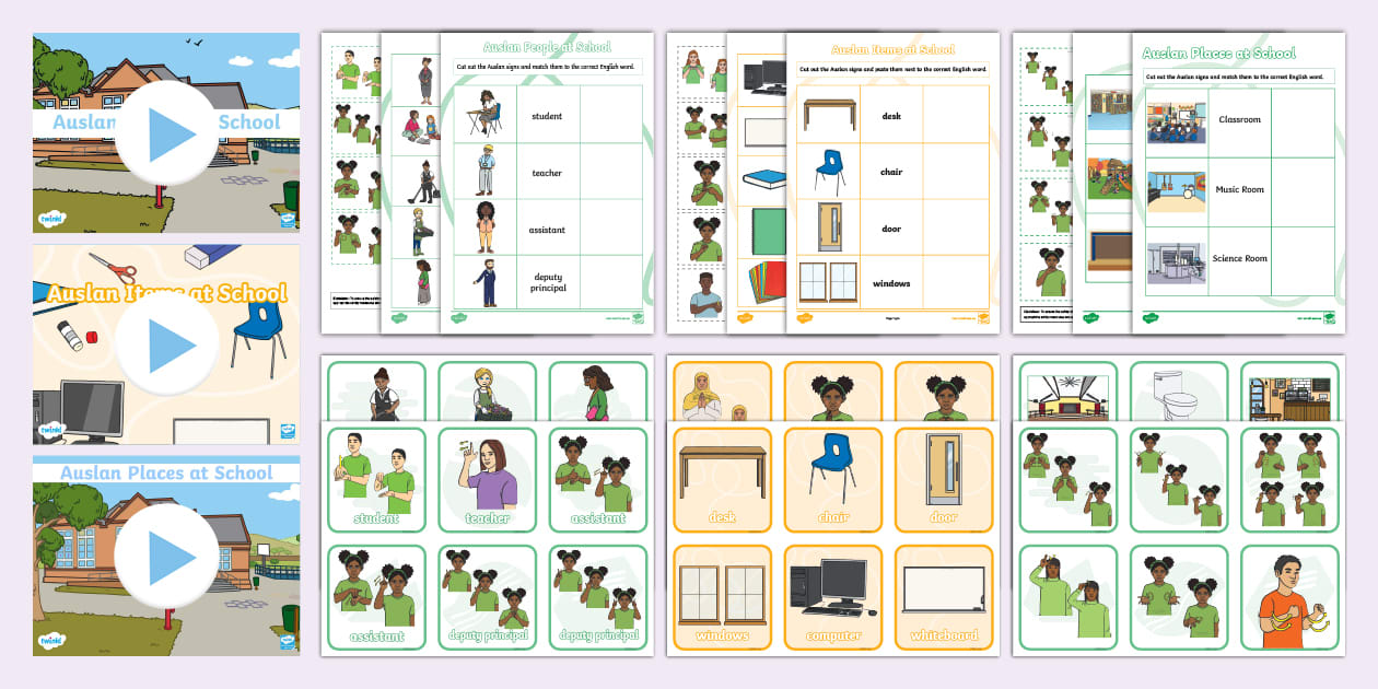 Auslan Back to School Pack