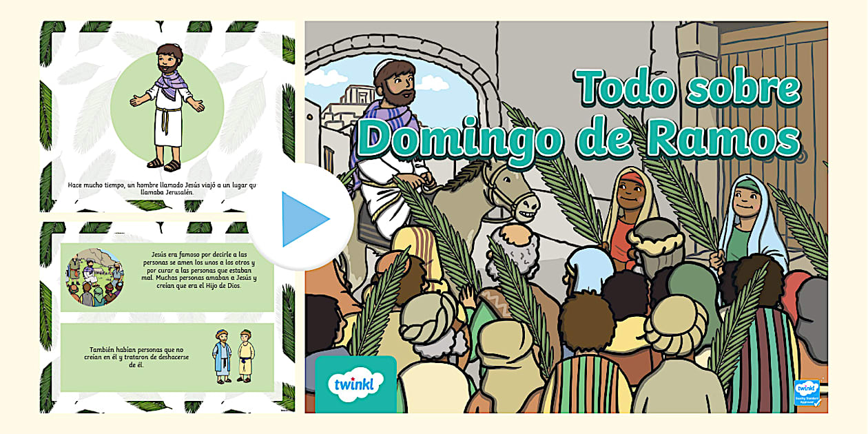 PPT: Todo sobre el Domingo de Ramos (teacher made) - Twinkl