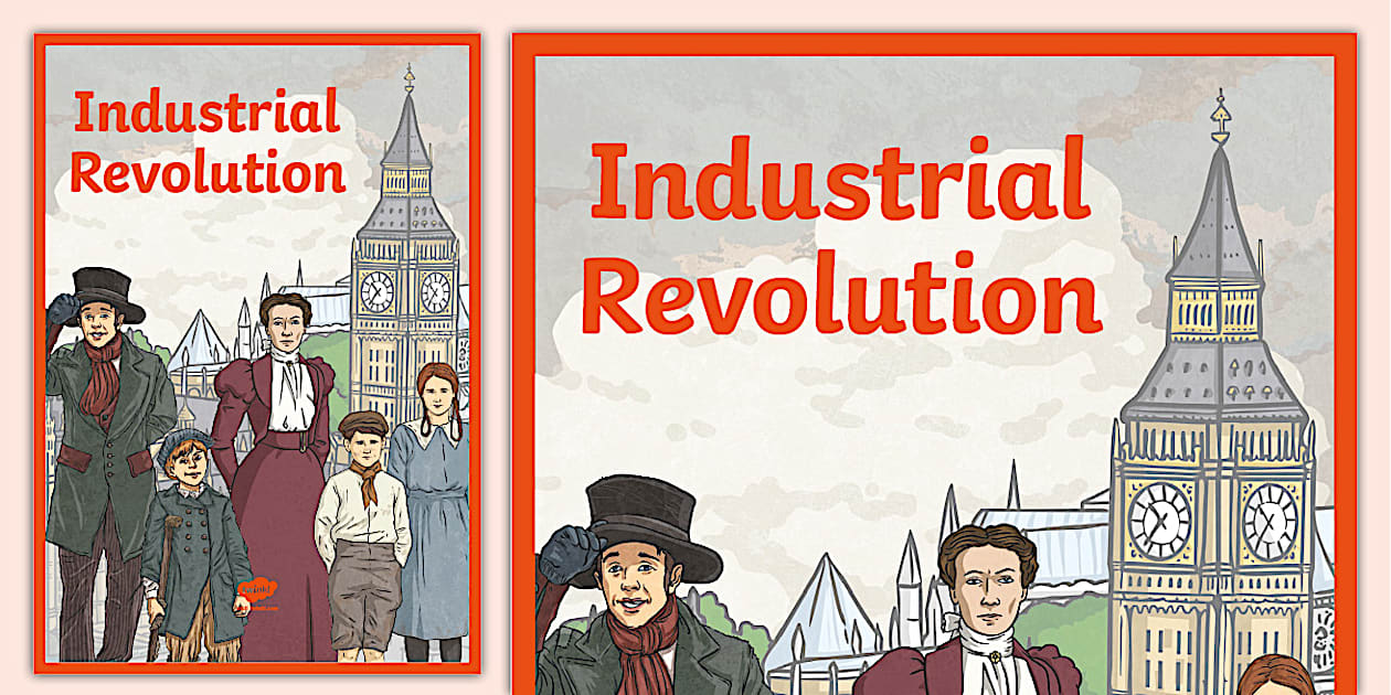 Industrial Revolution Book Cover (Teacher-Made) - Twinkl