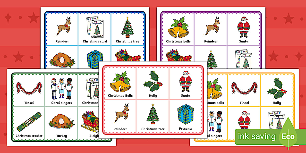 Christmas Bingo (teacher made) - Twinkl