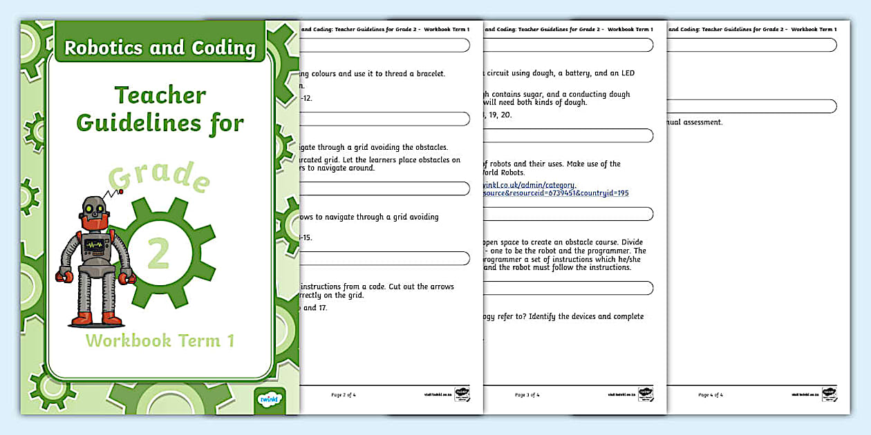 Robotics and Coding – Grade 2 Term 1 Teacher Guidelines
