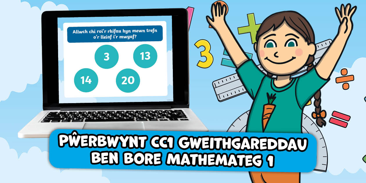 Mathamatig Pŵerbwynt CC1 Gweithgareddau Ben Bore Mathemateg 1
