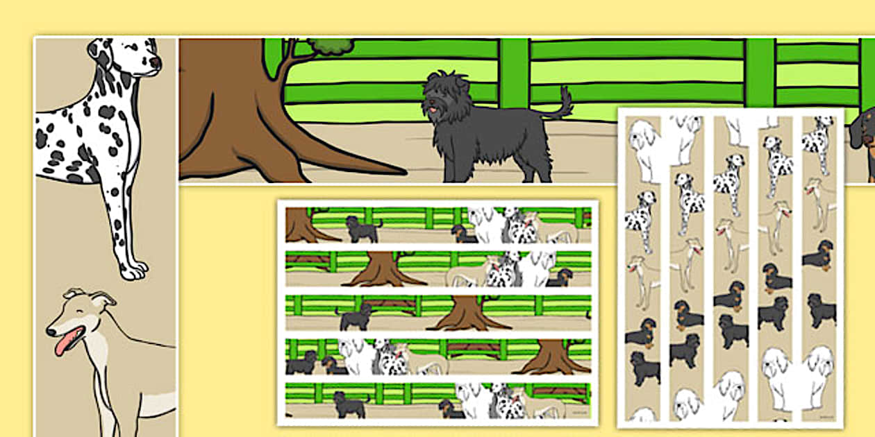 Dog Themed Display Borders (Hecho por educadores) - Twinkl