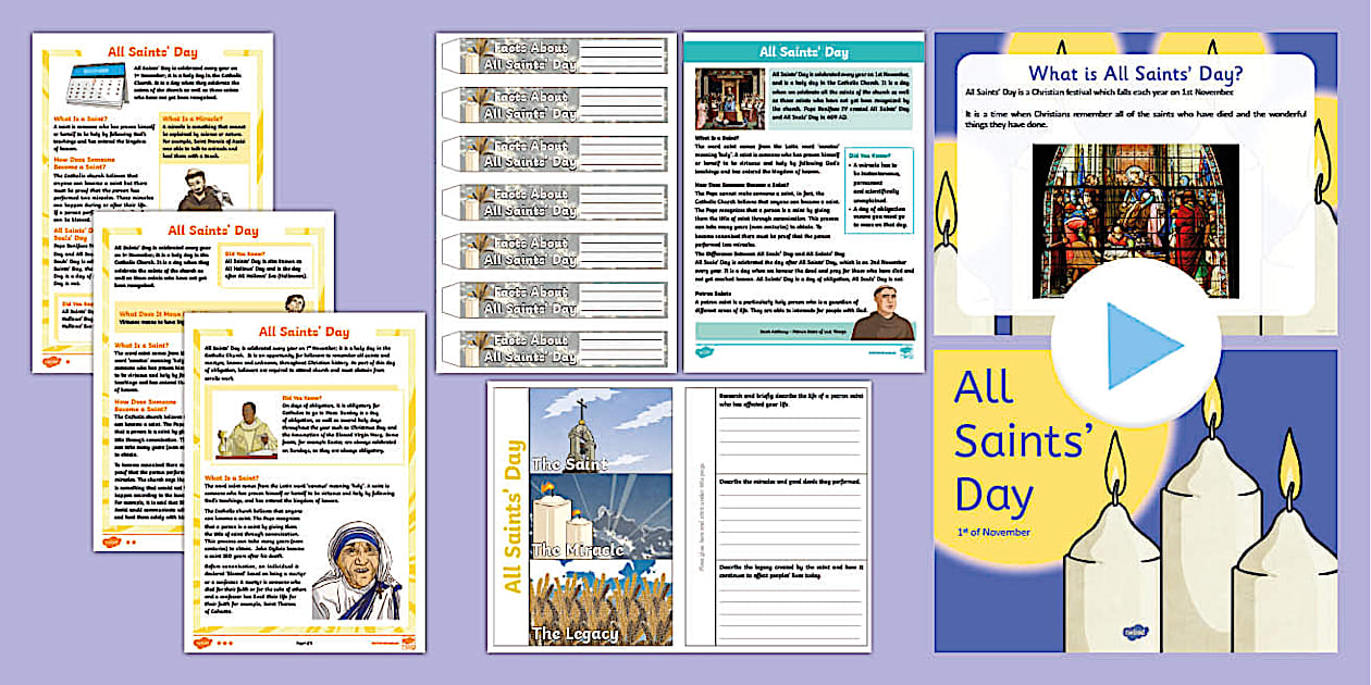All Saints Day Resource Pack (Hecho por educadores) - Twinkl