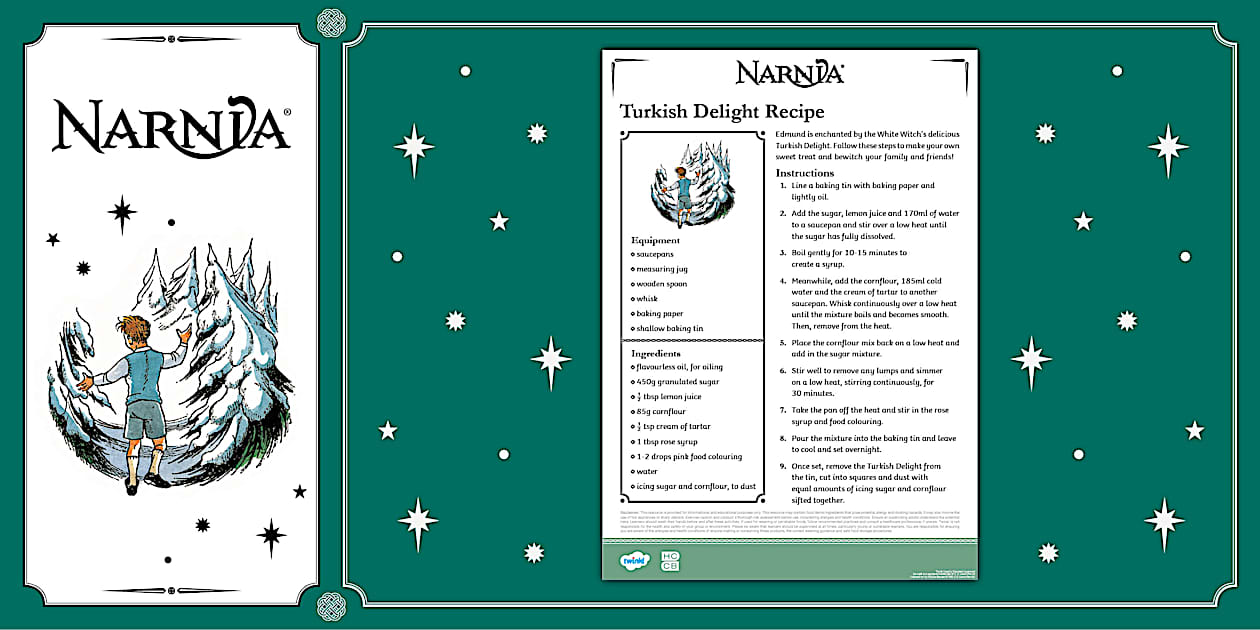 Delicious & Easy Chronicles of Narnia Turkish Delight Recipe