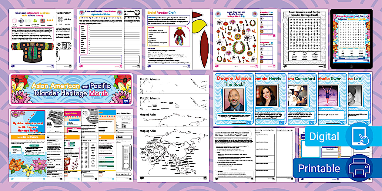 FREE Asian American and Pacific Islander Heritage Pack