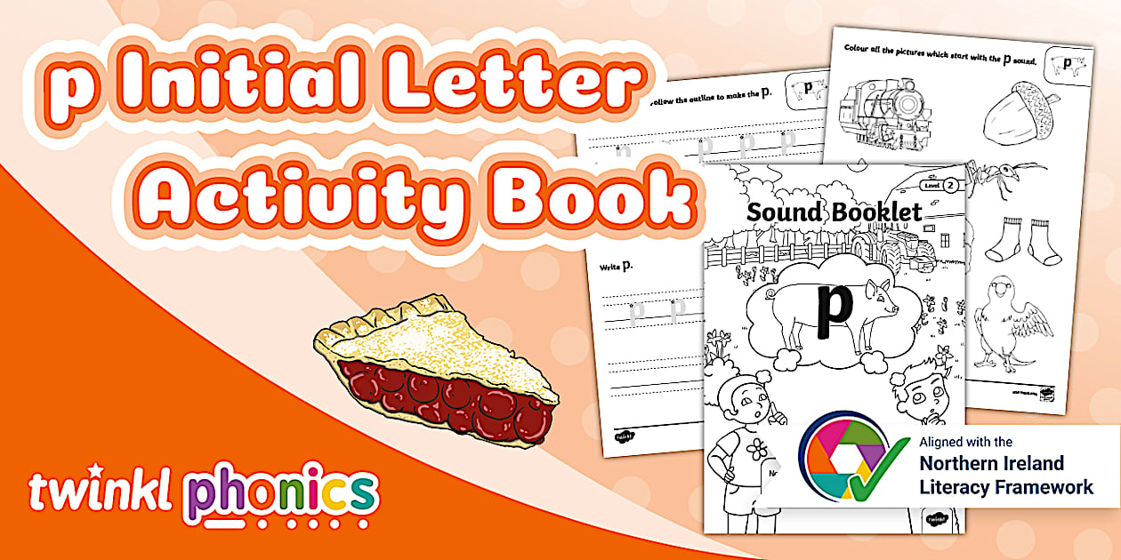 p Initial Letter Activity Book