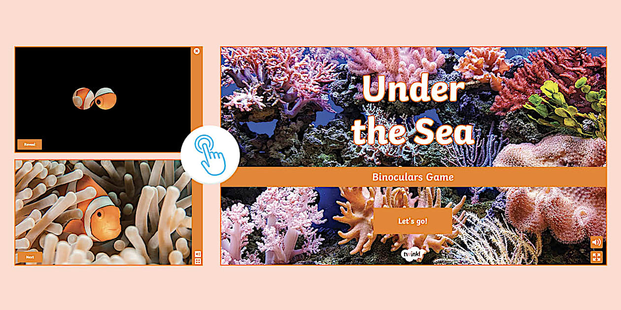 Under the Sea Senses Interactive Binoculars Game - Twinkl