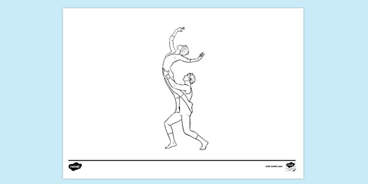 Circus Acrobat Colouring | Colouring Sheets (teacher made)