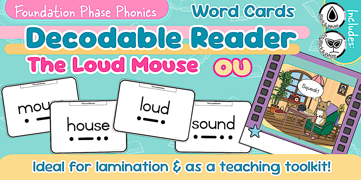 Foundation Phase Phonics - 'ou' Decodable Readers - Word Cards: The ...