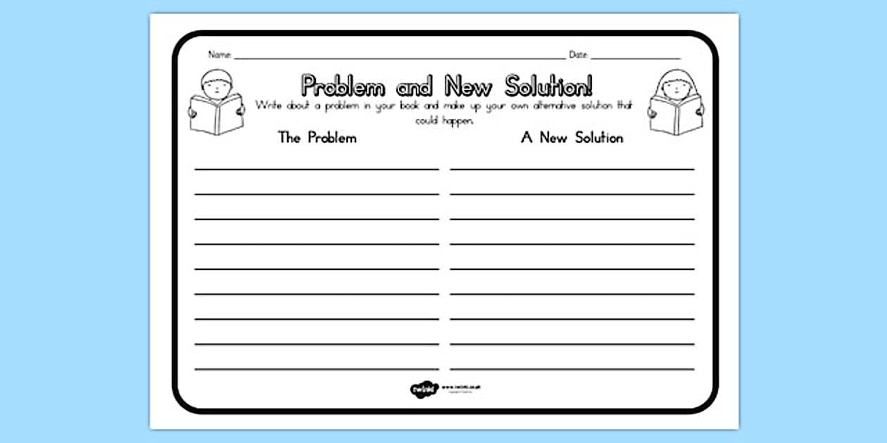 Problem and New Solution Comprehension Worksheet - australia