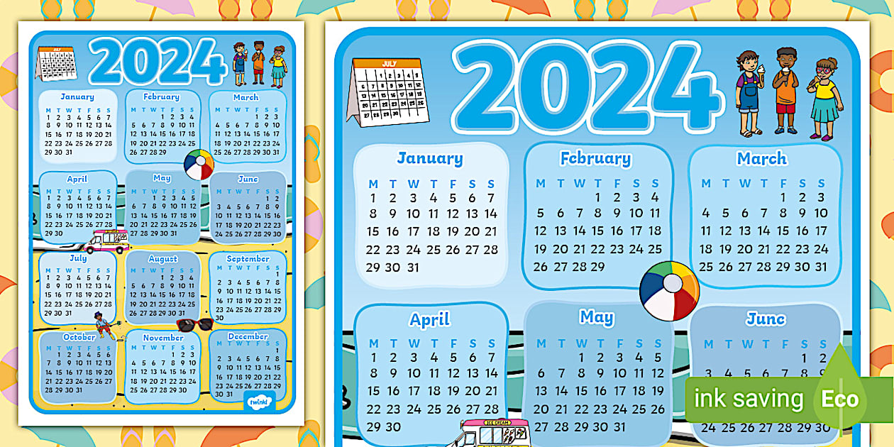 Print July Calendar Wall Calendar Poster Twinkl KS1