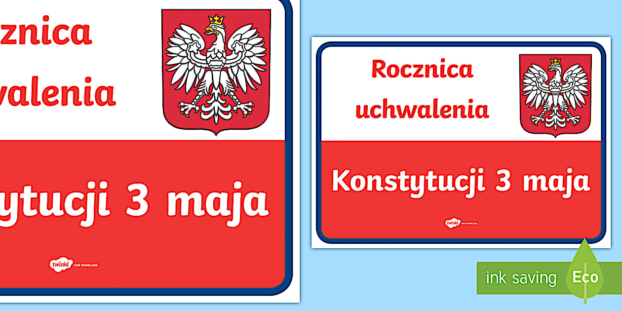 Plakat Na Konstytucję 3 Maja