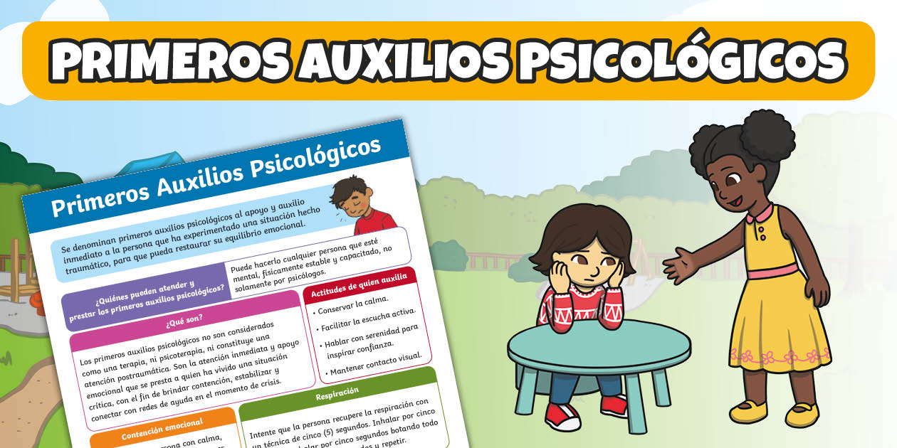 Infografía Primeros Auxilios Psicológicos