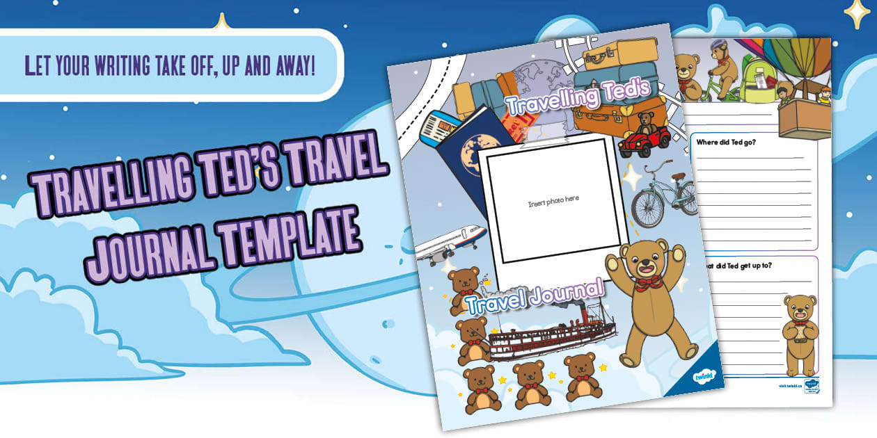 Travelling Ted's Travel Journal Template