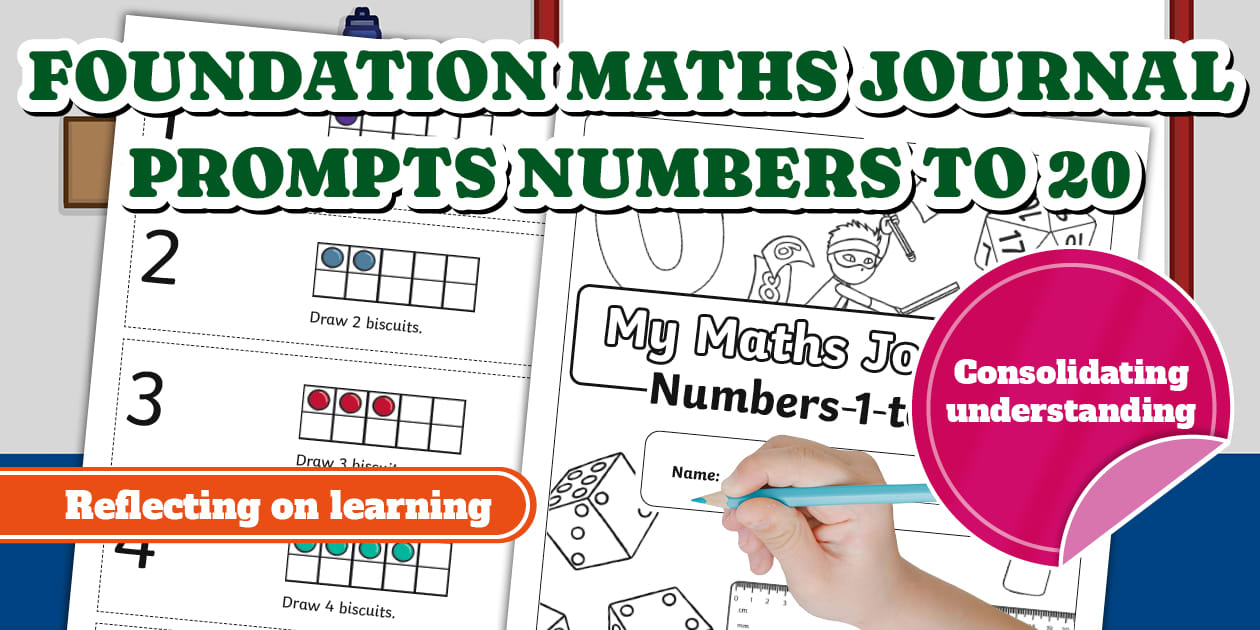 Foundation Maths Journal Prompts Numbers to 20