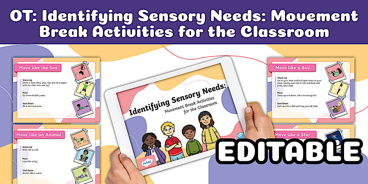 Sensory Needs Movement Break Activities | OT