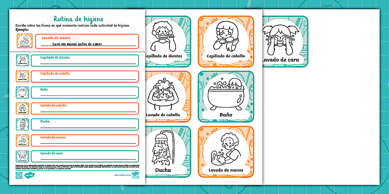 Rutina De Higiene Actividad teacher Made Twinkl Rutina De Higiene Actividad teacher Made Twinkl