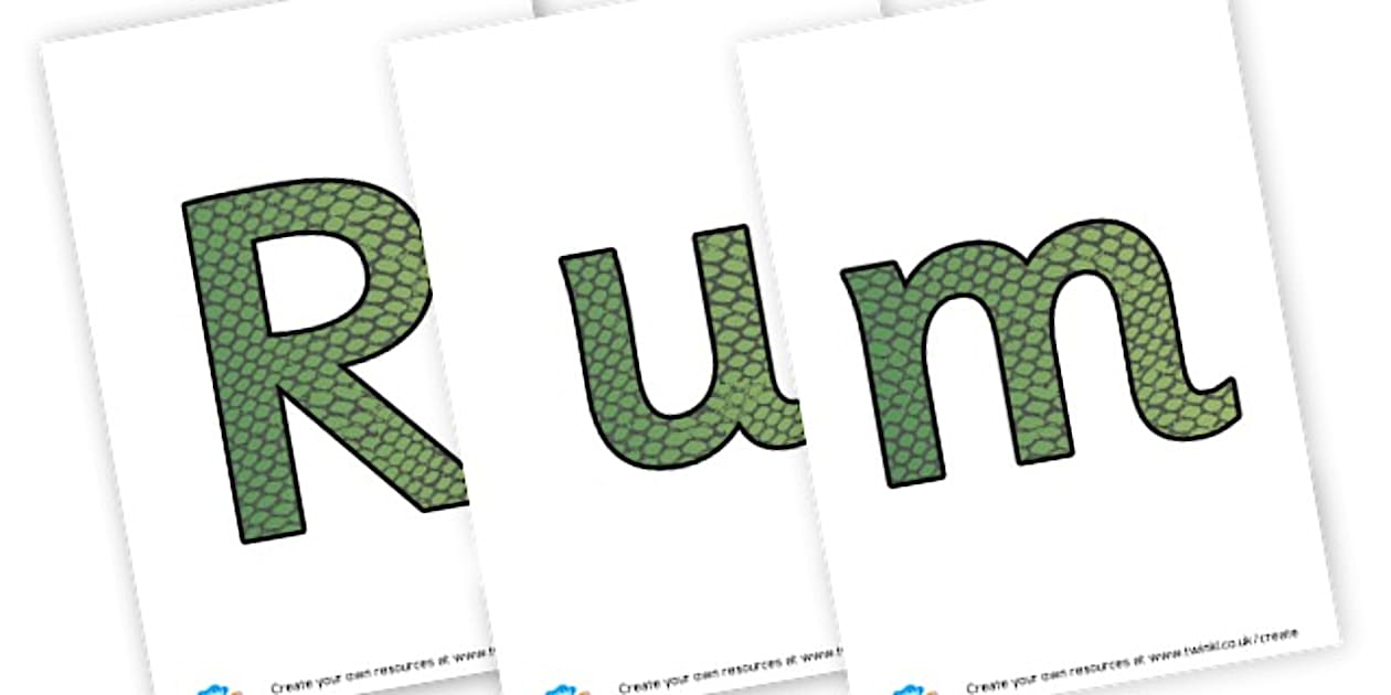 jungle banner - display lettering